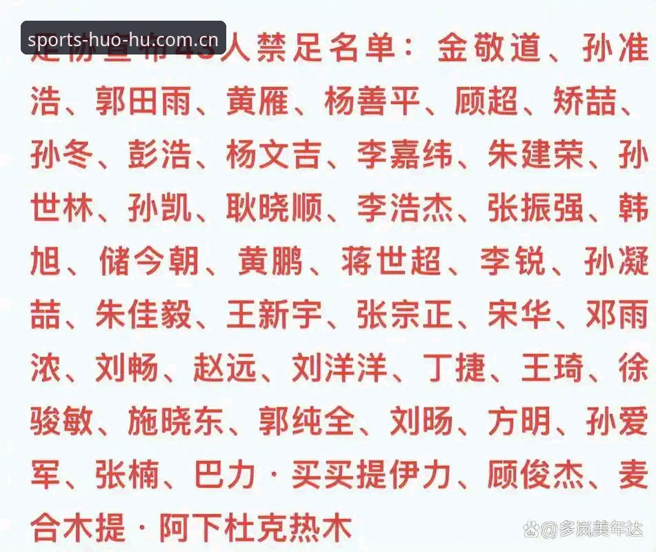 火狐体育iOS版 中国足协第三批禁足名单详解:17人终身禁赛,48人遭行业重罚